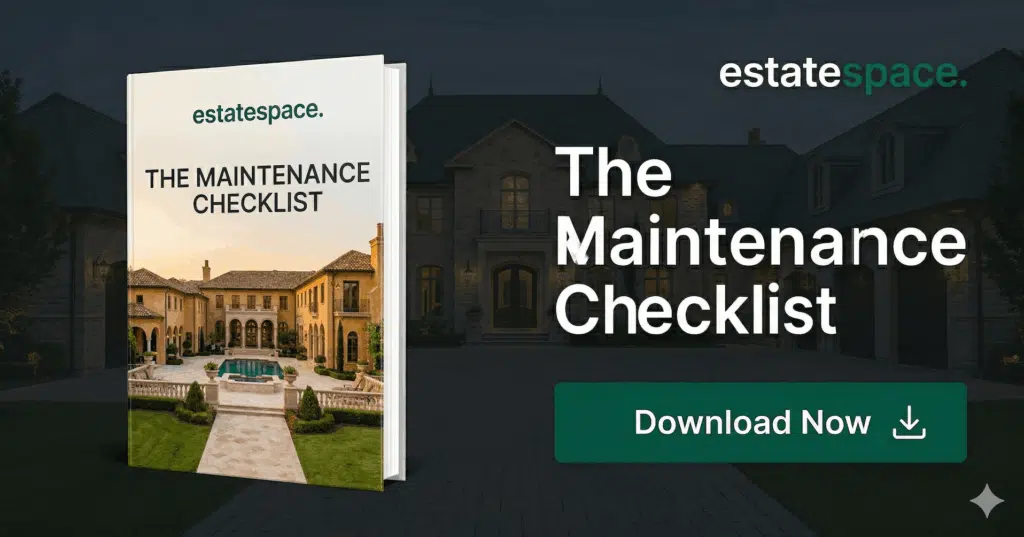maintenance checklist