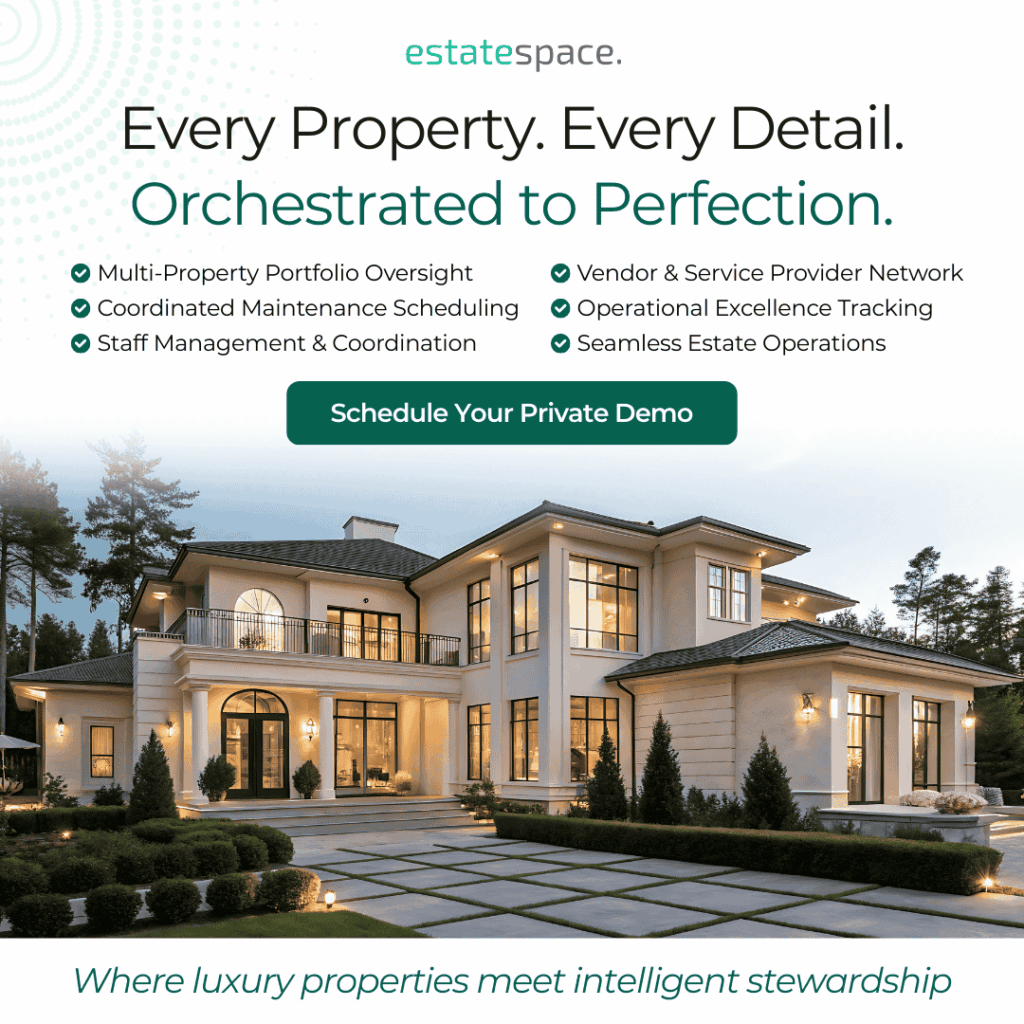 Estate management software for private estates