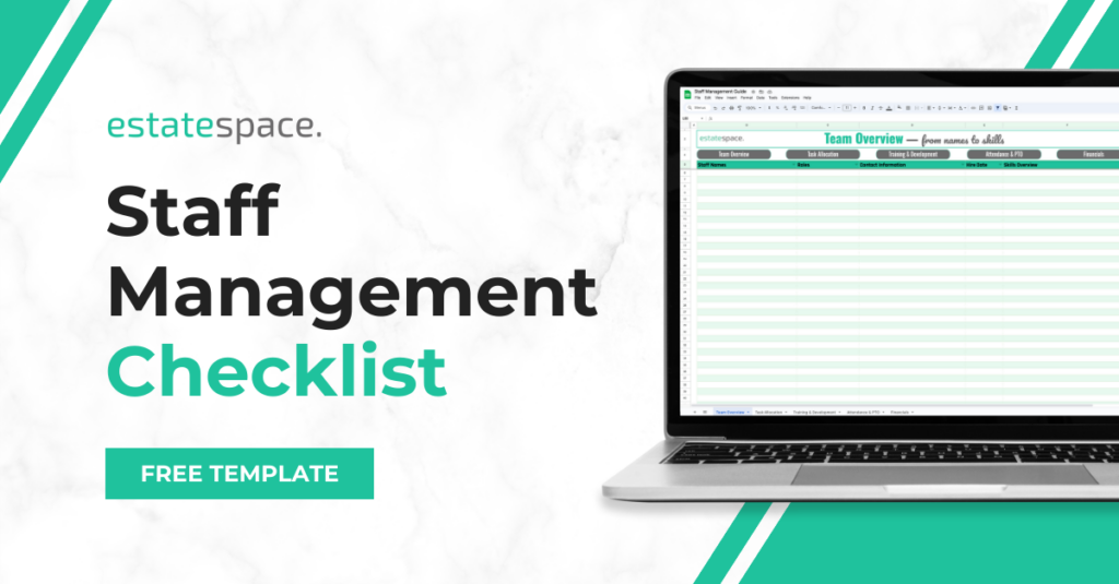 staff management checklist