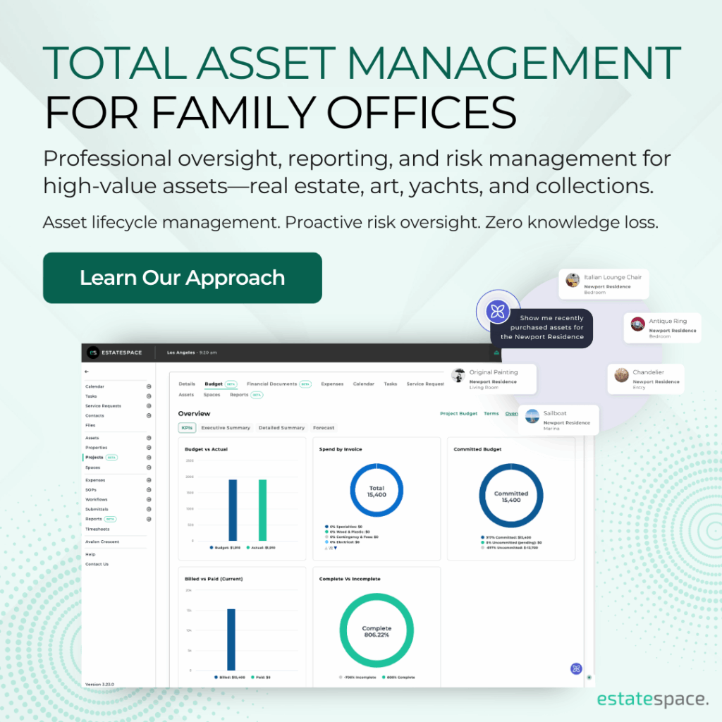 AI estate management
