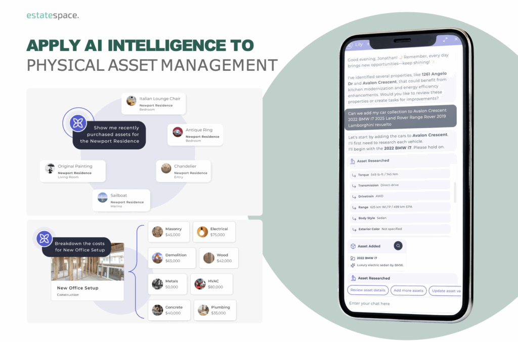 Private estate management solutions