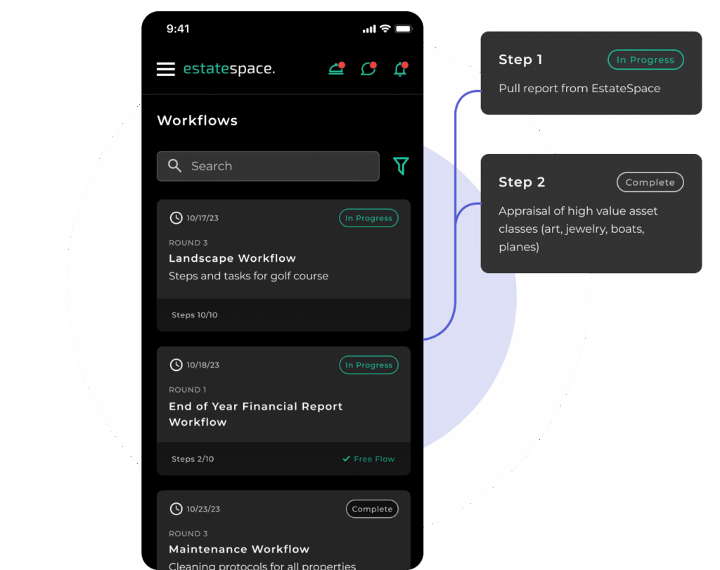 AI estate management