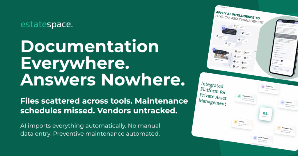 Family Office Asset Management Systems | EstateSpace family office asset management