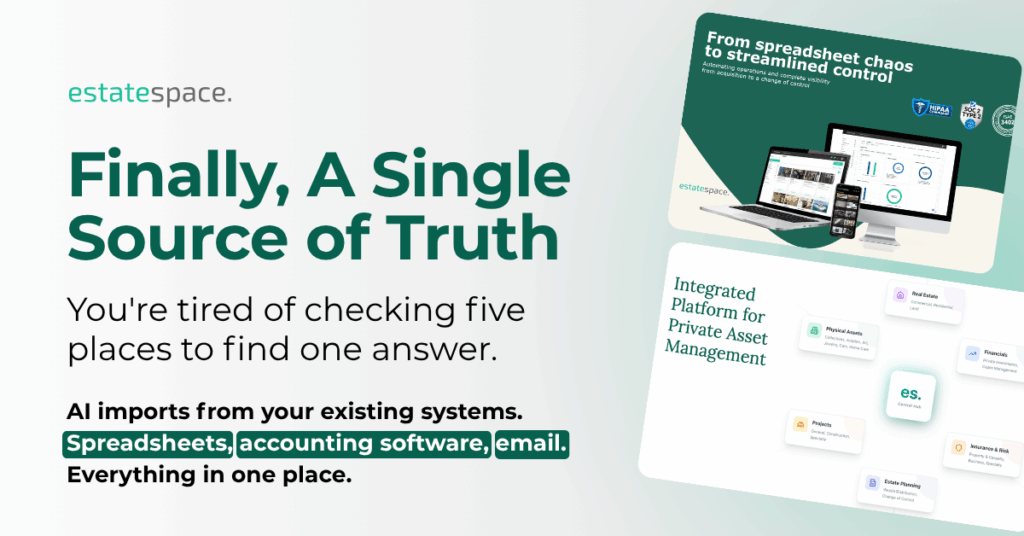 physical asset valuation for family offices